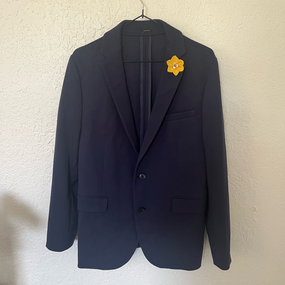 J. Ferrar Mens Knit Stretch Fabric Slim Fit Sport Coat J. Ferrar 38/40 Short NWT - Picture 5 of 10